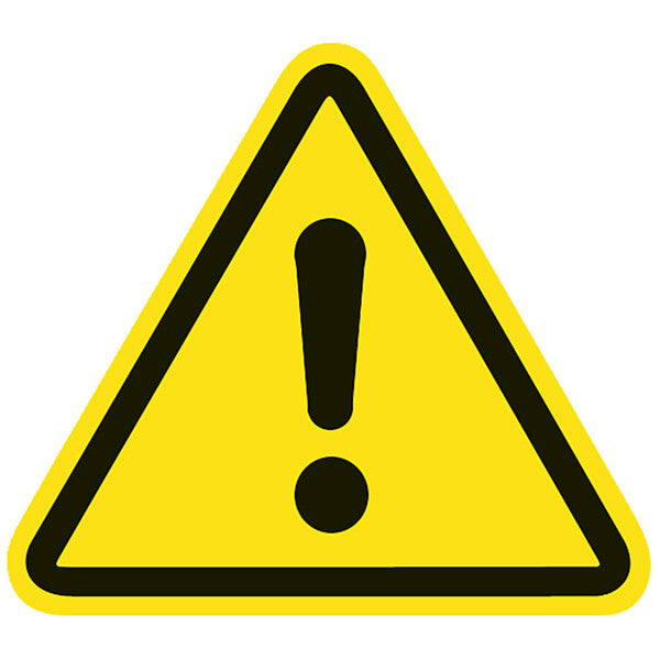 HellermannTyton Warnschild allgem. Warnzeichen 597-62211(VE100)